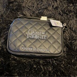 Game of Thrones Quilted Black Pouch